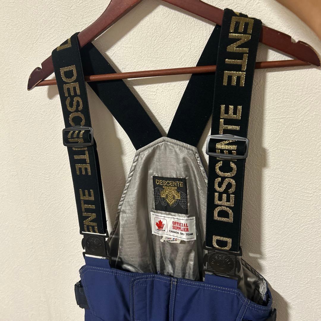 DESCENTE デサント ロゴサスペンダー スキーパンツ L