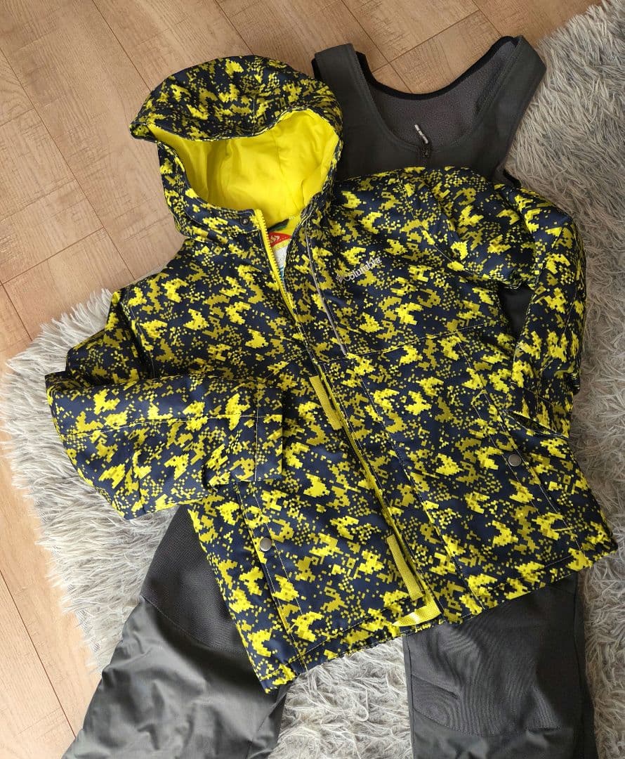【美品】コロンビア スキーウェア上下セット 120~130