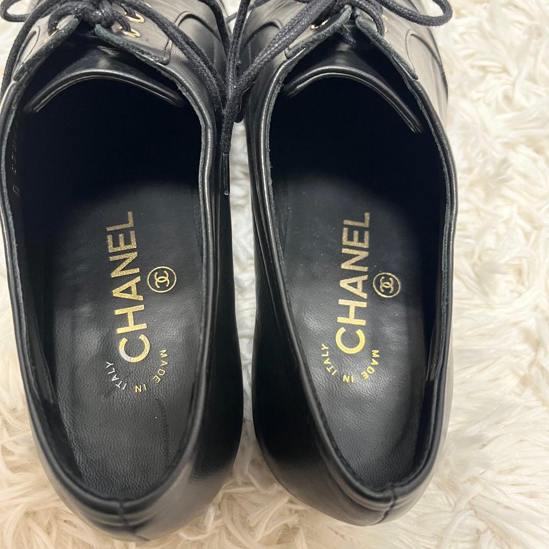 極美品　CHANEL ローファー　シューズ　ココマーク　23.5