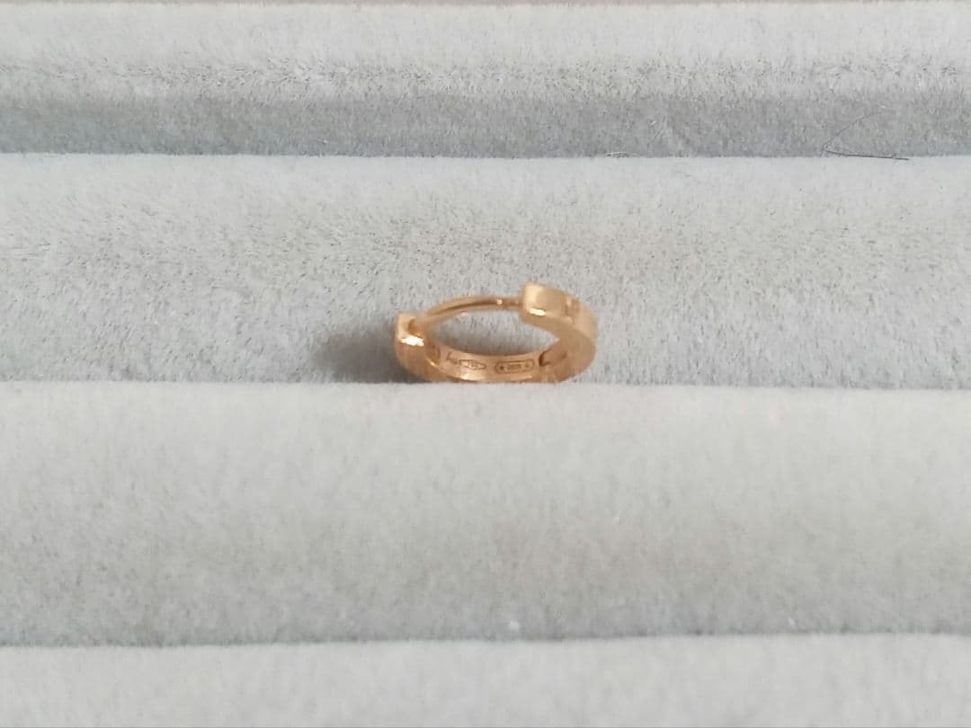 REPOSSI レポシ ベルベル ピアス ダイヤモンド K18PG 片耳用