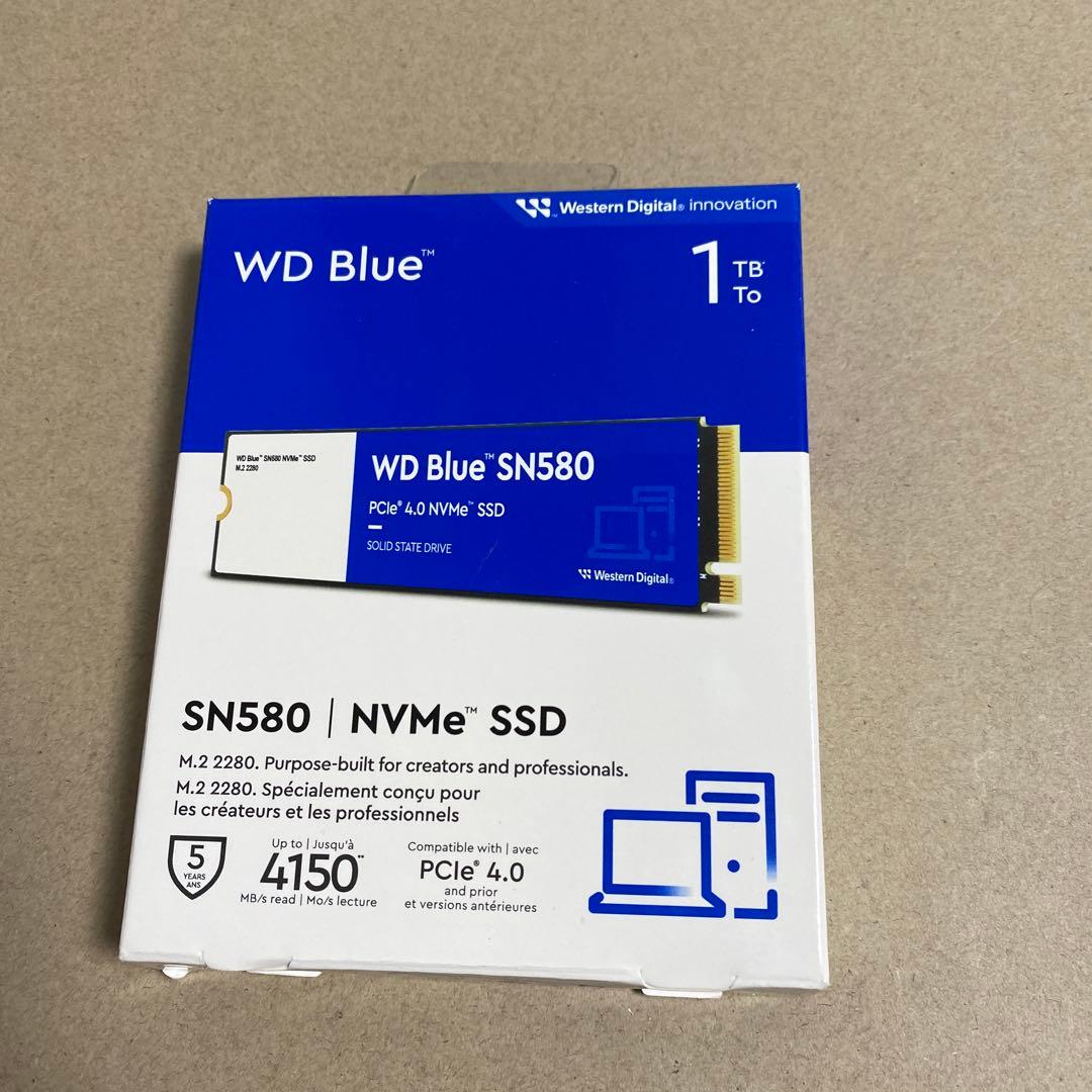 ウエスタンデジタル 内蔵SSD 1TB WD Blue SN580
