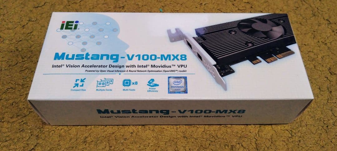 （未使用）PC用AIボード Mustang-V100-MX8-R11