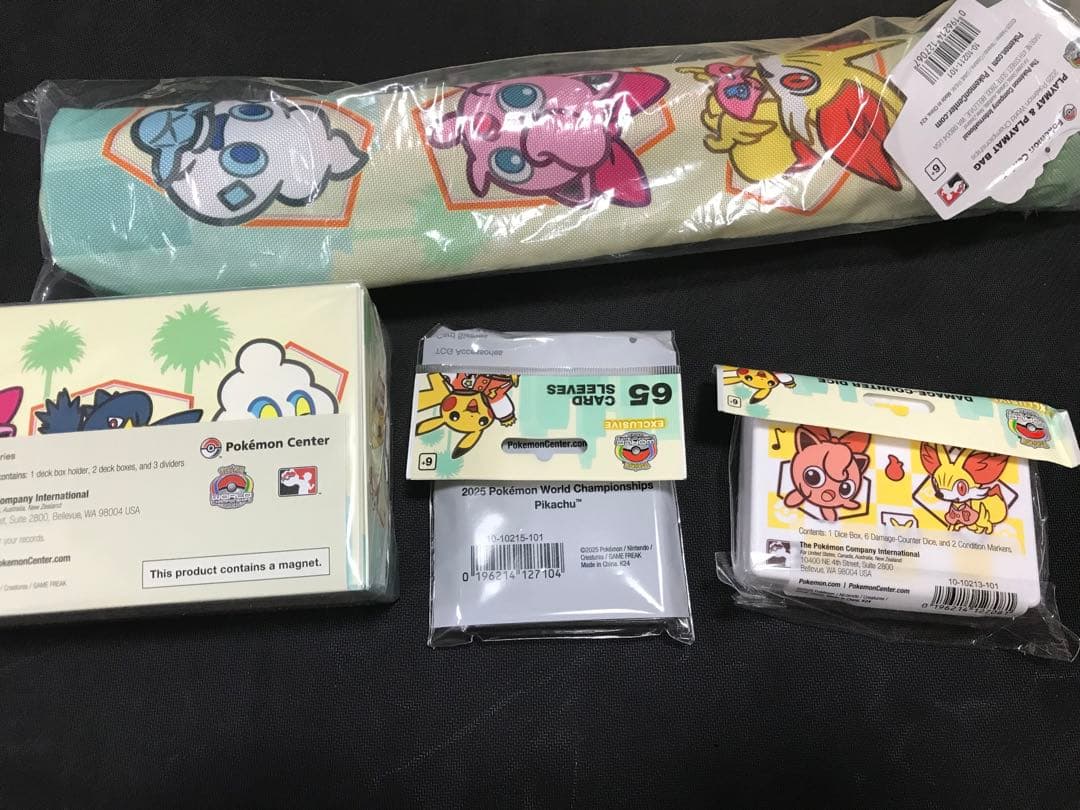 ４点セット　WCS2025アナハイム プレマスリーブデッキケースダメカンケース