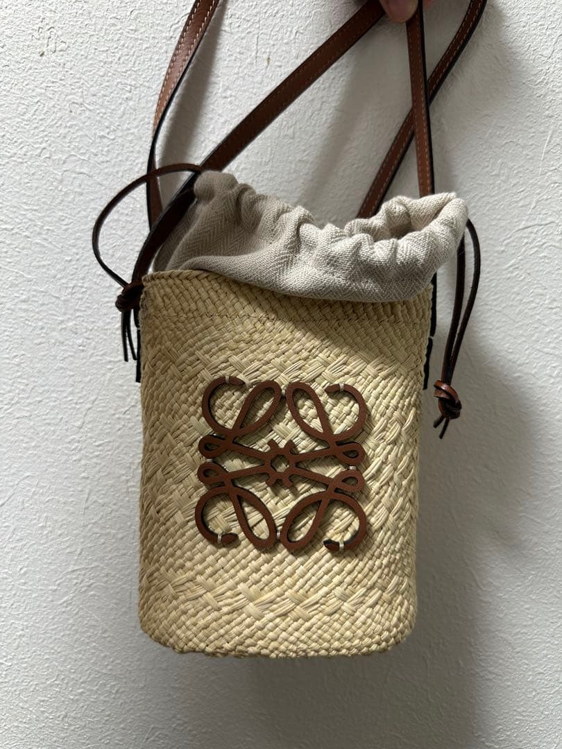 Loewe スクエアポケット かごバッグ