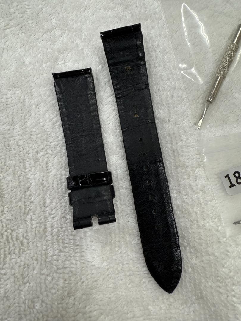 クロコ ベルト コルム 純正 18mm CORUM
