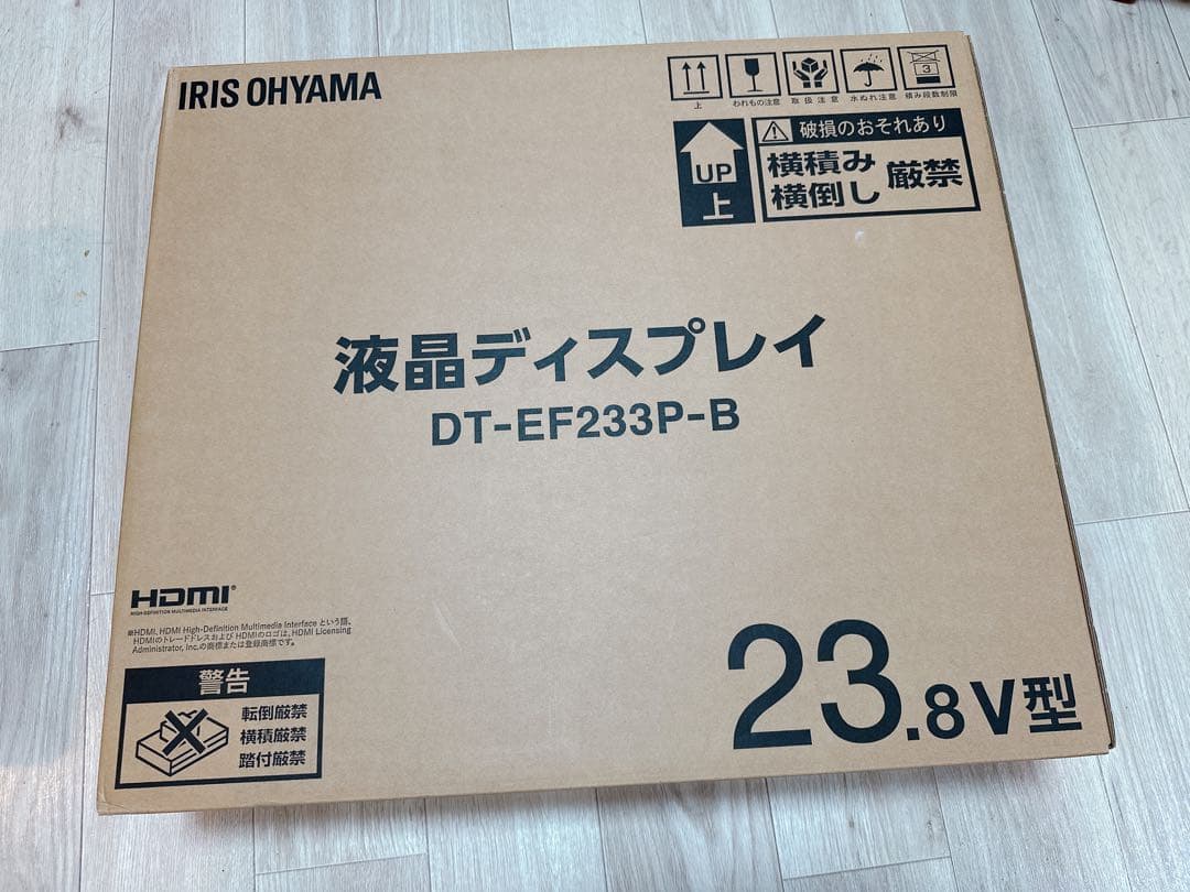 IRIS OHYAMA 液晶ディスプレイ DT-EF233P-B 23.8V型
