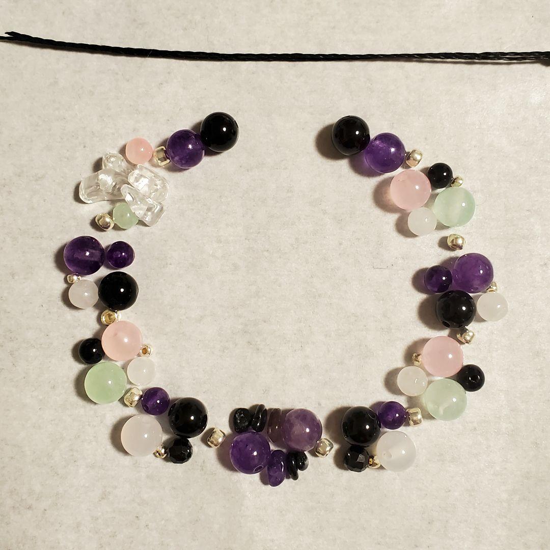 【まる様 オーダー品】天然石ブレスレット 3点