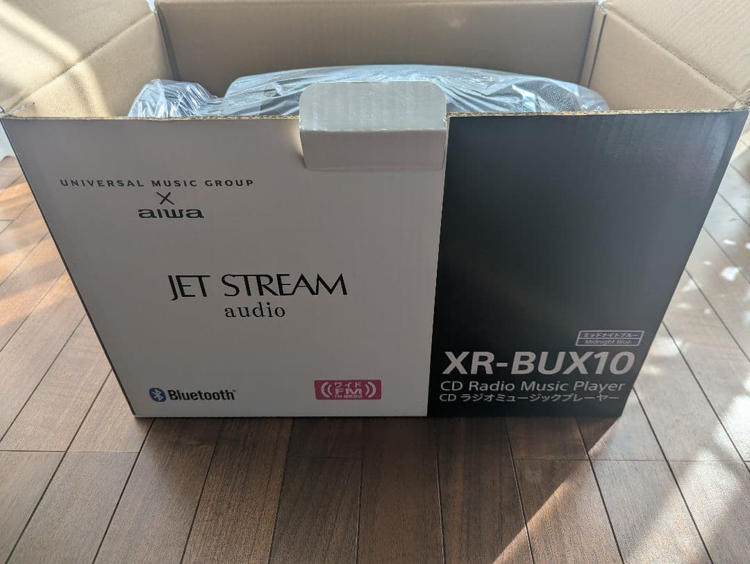 【新品未使用】Aiwa JET STREAM audio XR-BUX10限定色