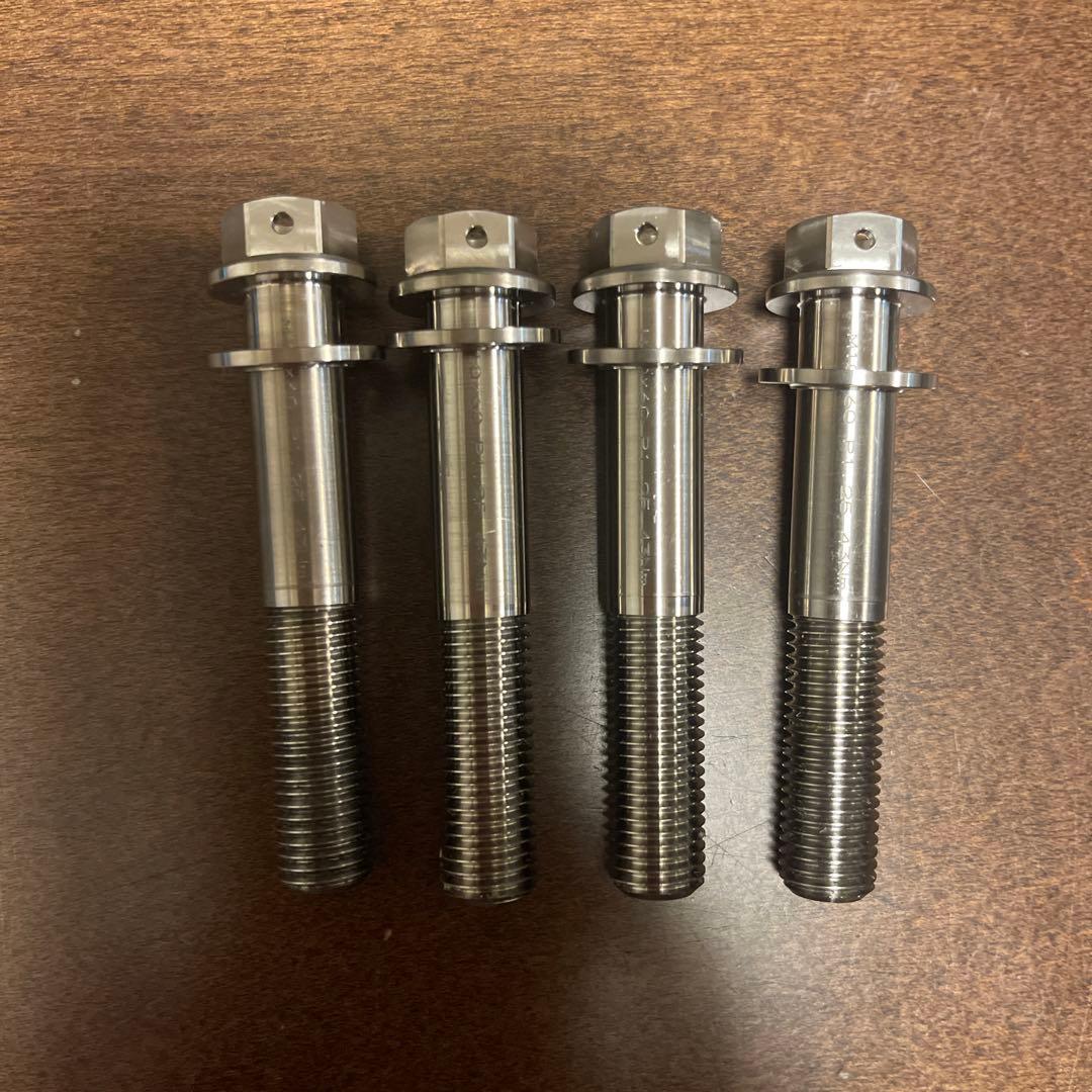 チタンキャリパーボルト 4本 アエラ AELLA ドゥカティ  バイク