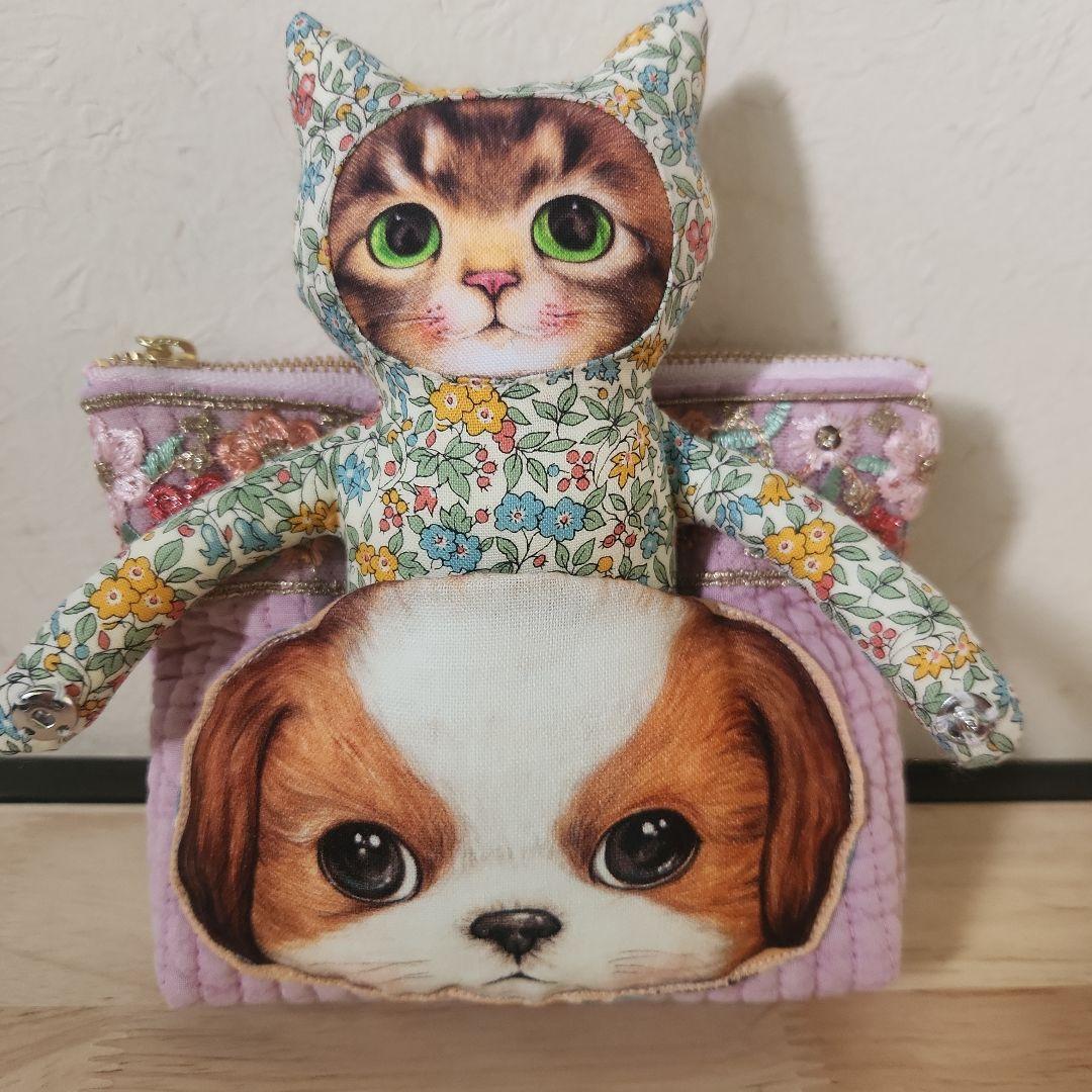 ゆ*ら様 コヤンイサムチョン　あんこちゃんの毛糸のカゴバック　ハンドメイド