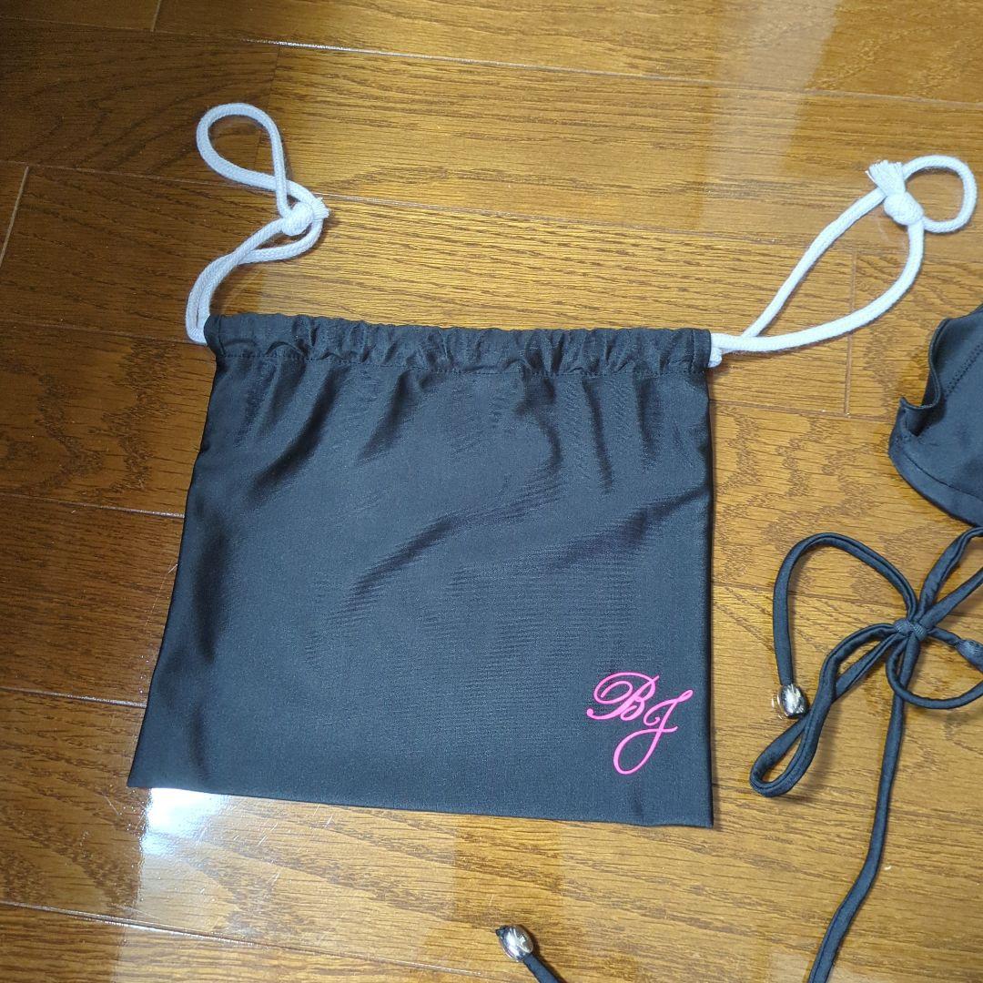 ベストボディジャパン公式決勝用ビキニ ブラック ピンク　Mサイズ