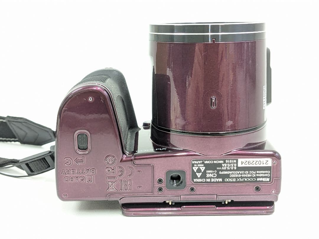 【動作OK】Nikon COOLPIX B500 プラム