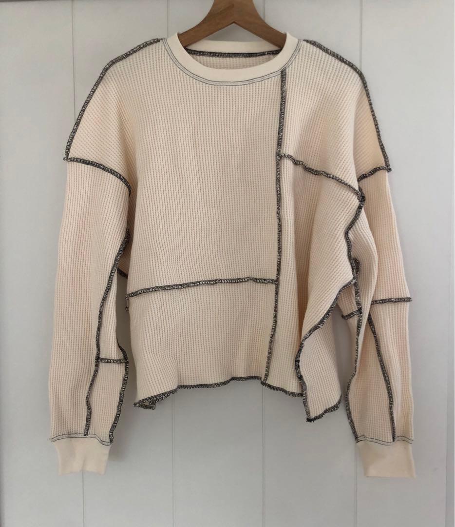 RonHermanロンハーマン RHCパッチワーク ワッフルプルオーバー