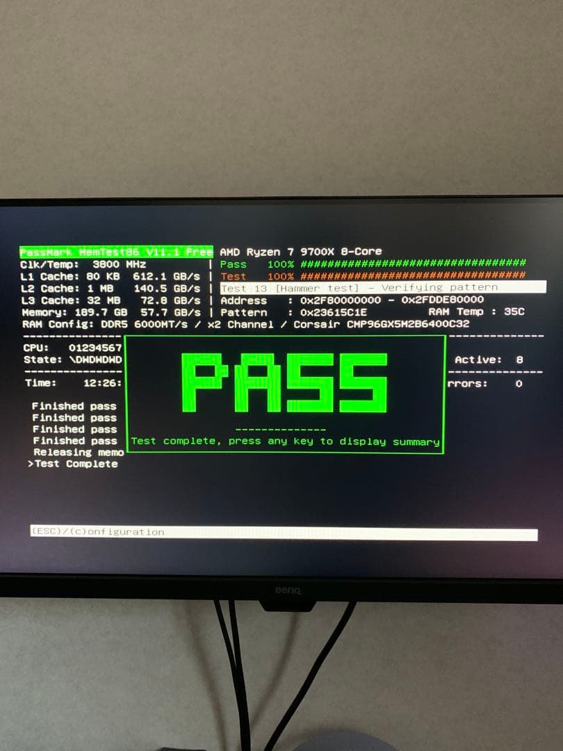 コルセア Dominator Titanium DDR5-6400 192GB