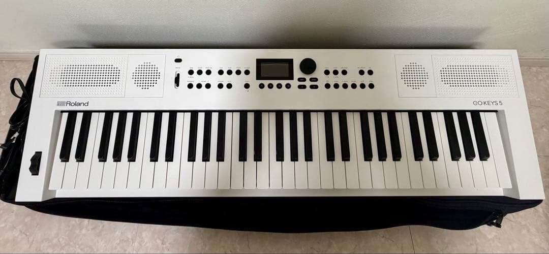 Roland GO:KEYS5 ホワイト&専用譜面台&ソフトケース&WC-1
