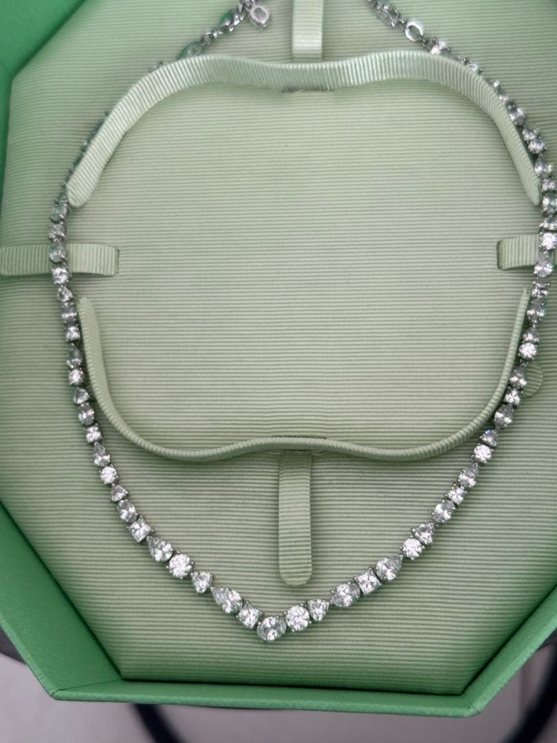 Swarovski Mesmera ネックレス ミックスカット, ホワイト