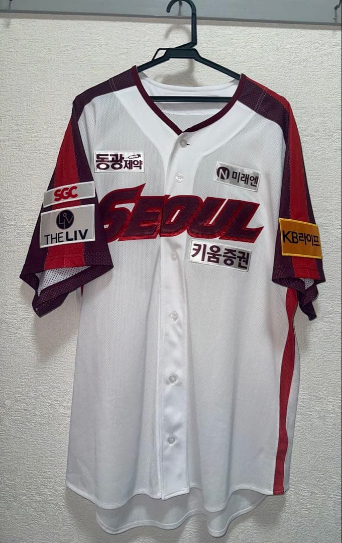 【KBO】キウム・ヒーローズ 選手支給ユニフォーム