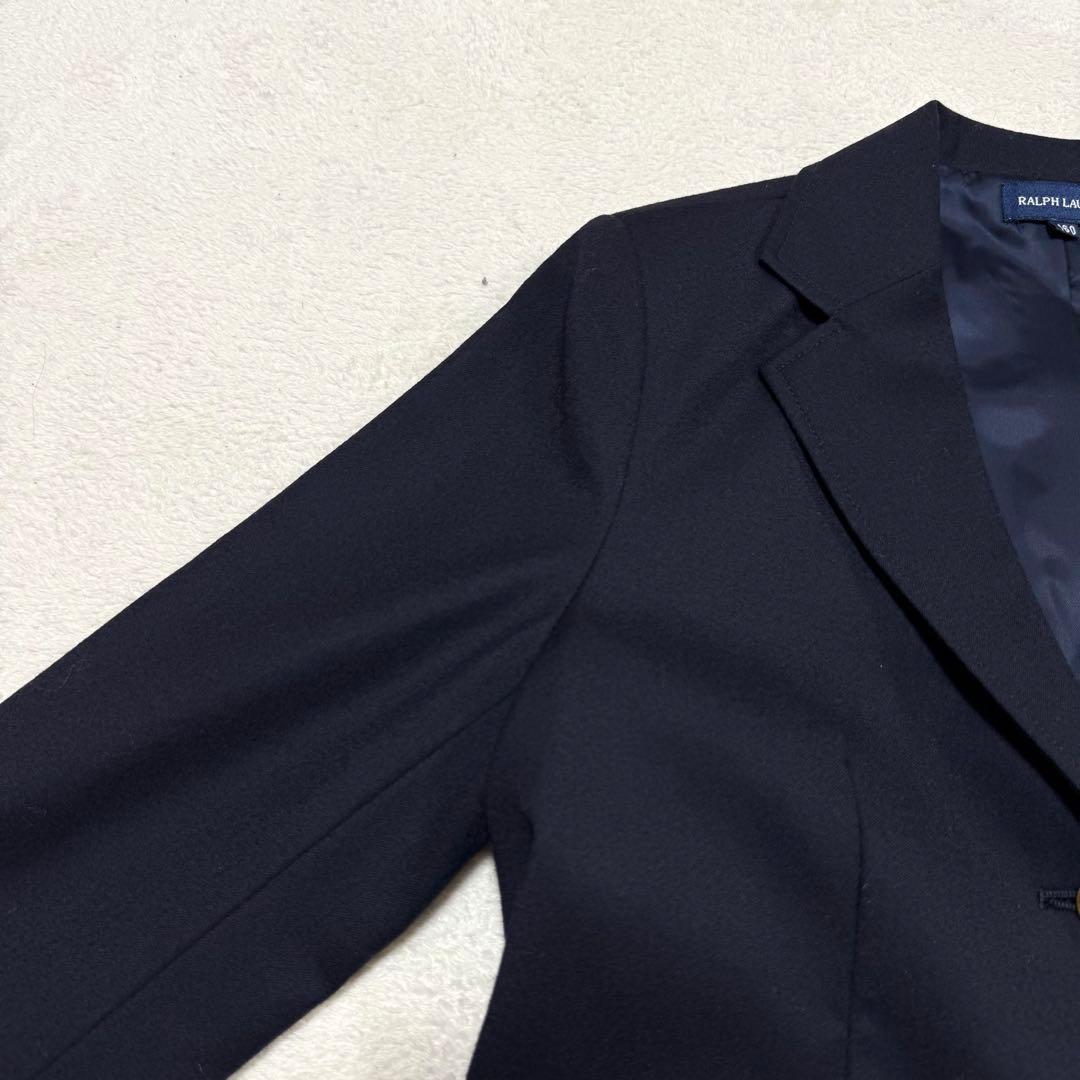 美品 ラルフローレン 紺ブレ 金ボタン ジャケット ネイビー 160サイズ