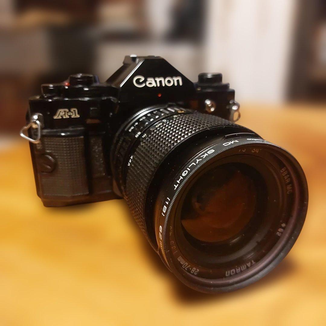 Canon A-1 フィルムカメラ Tamronレンズ付き
