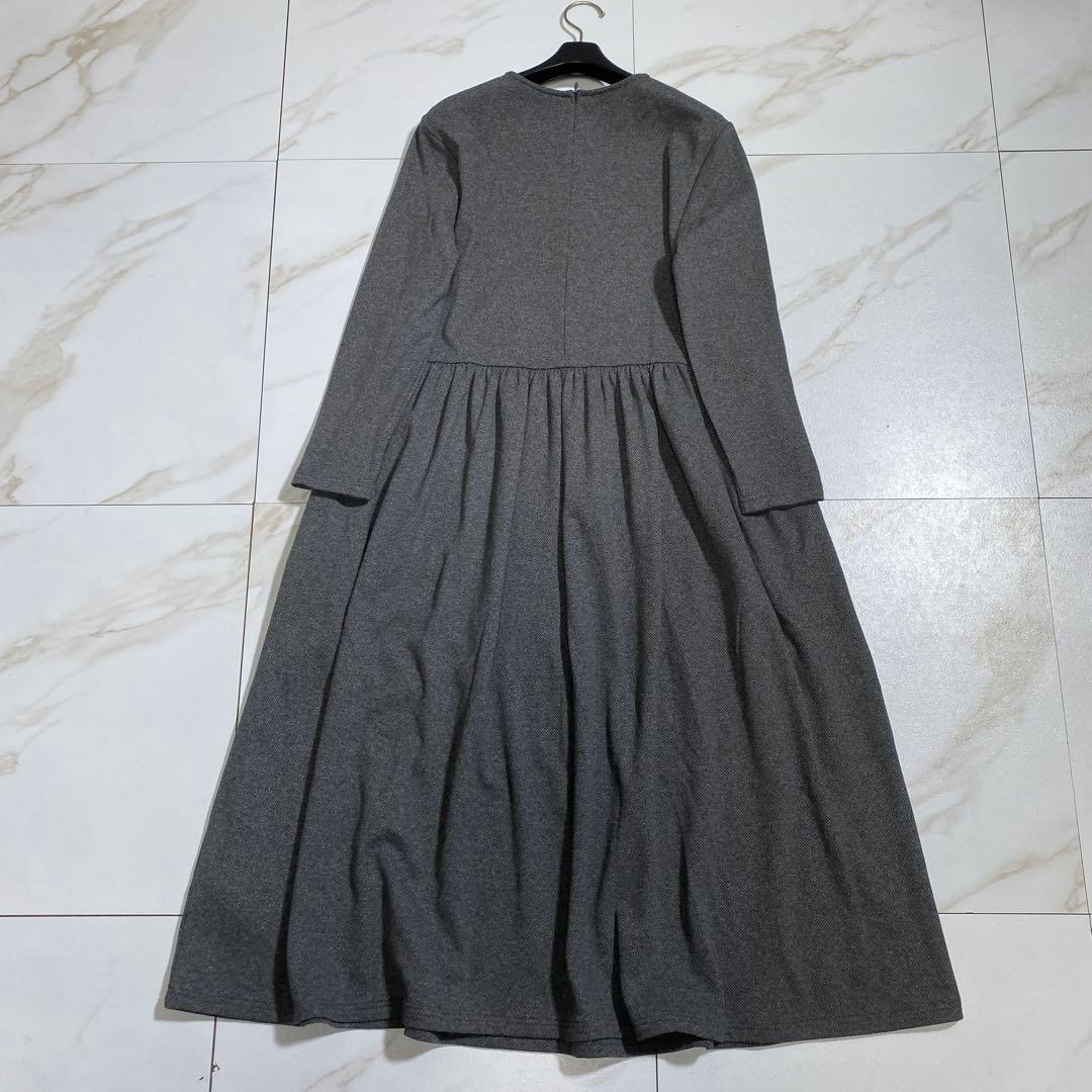 新品♡マックスマーラウィークエンド マイクロワッフル タックロングワンピースM位