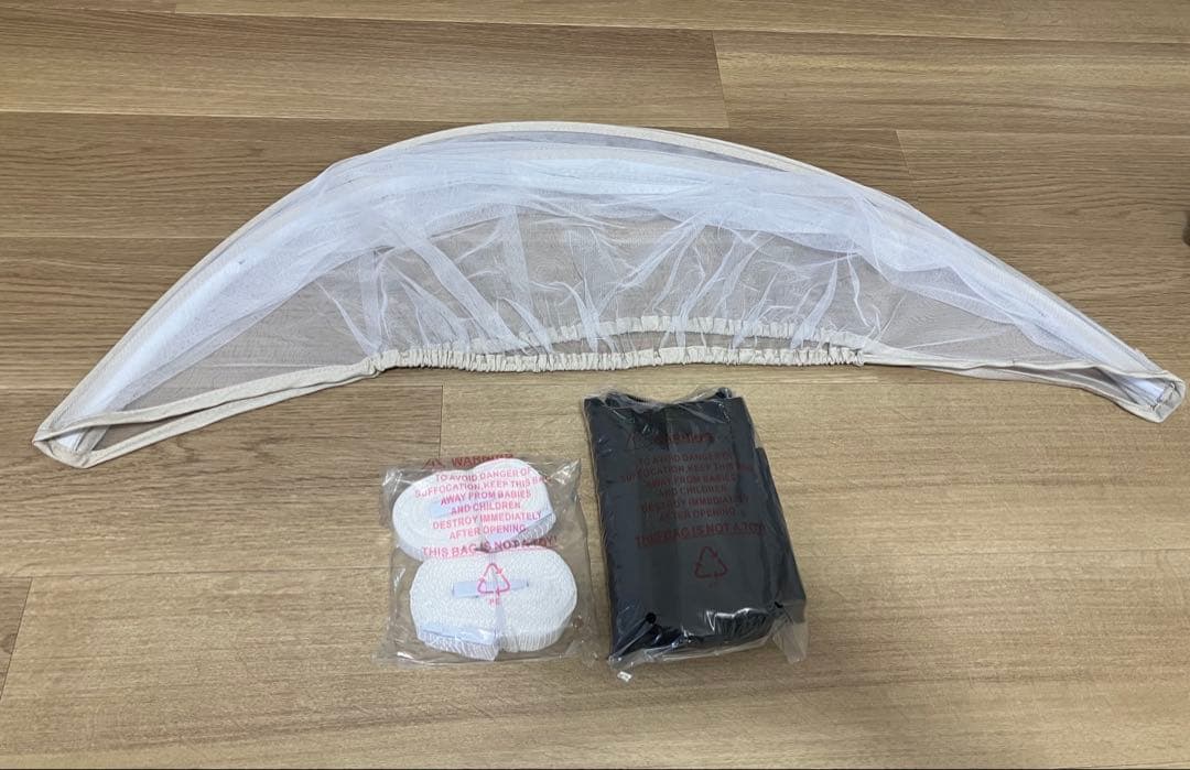 2025年購入未使用品　HZDMJ ベビーベッド　ベージュ