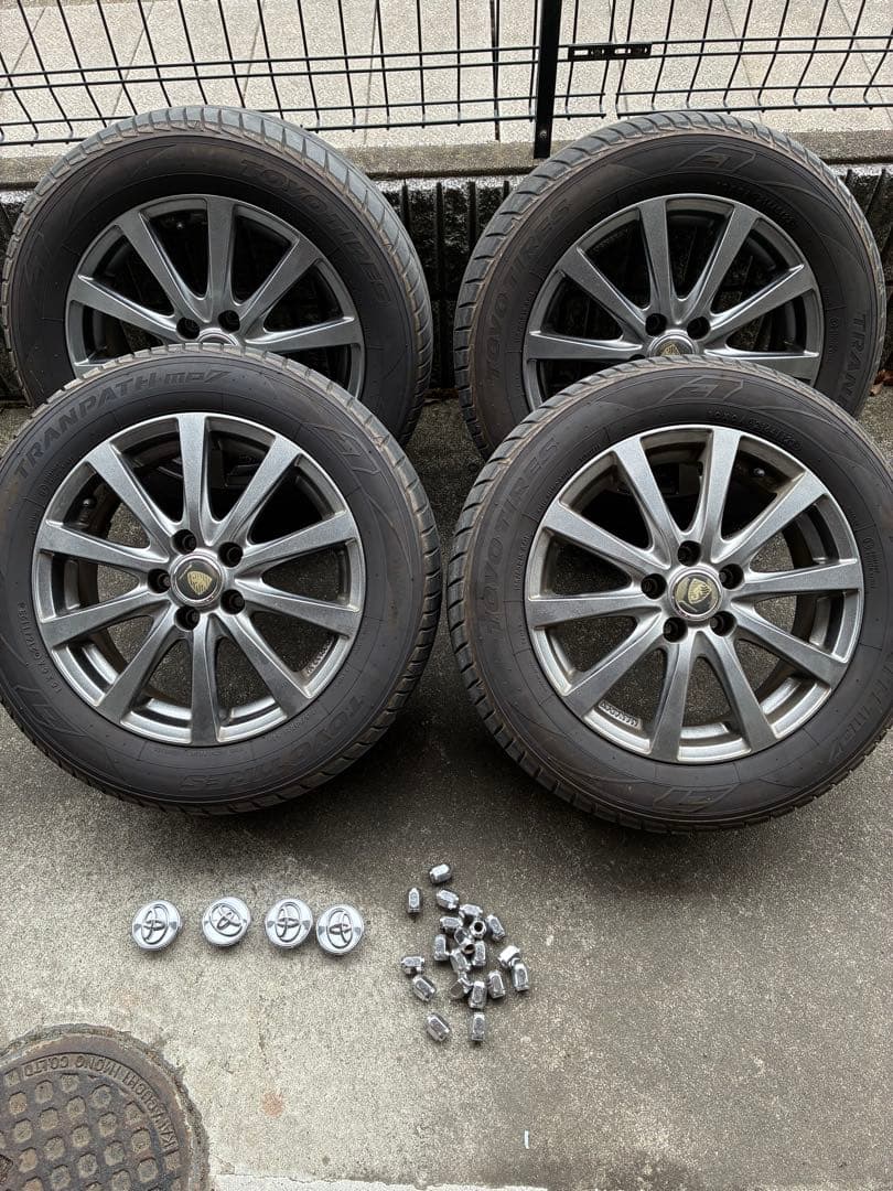 15インチ MANAPAYSPORT 国産タイヤホイール4本セット オマケ付き