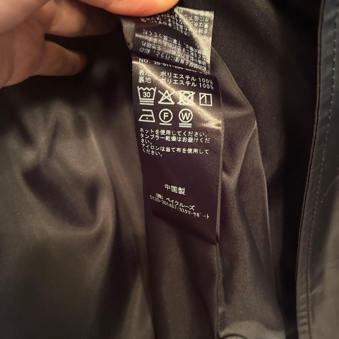 新品タグ付 Spick and Span撥水ウェザー フーディーブルゾン黒36