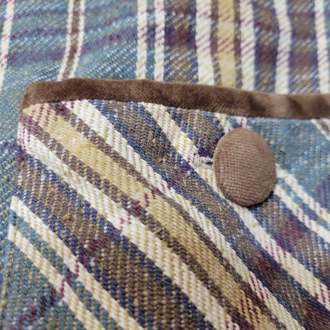 80s ES RECH レディース L相当 ネル×ベルベット