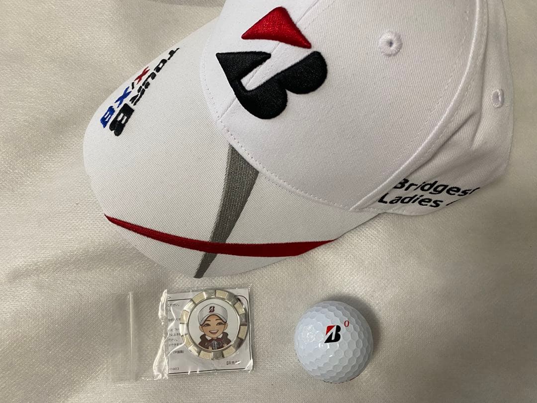 【非売品】吉田優利 ブリヂストン ゴルフマーカー オウンネームボール キャップ