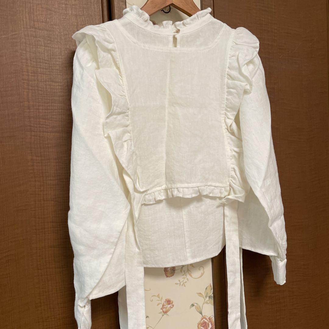 ANESAN新品サマンサモスモス立川限定　ベスト付きブラウス　オフ