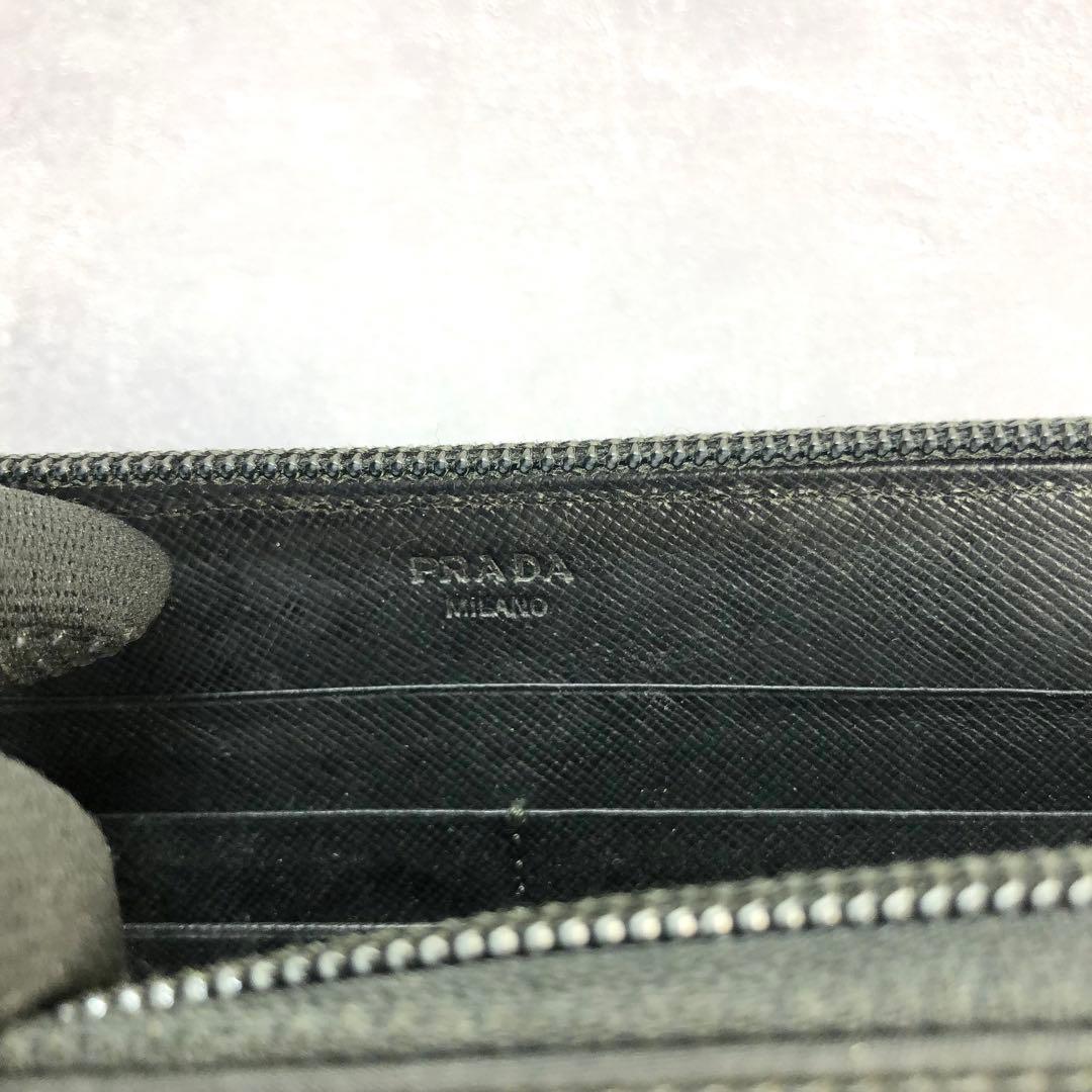 小物 PRADA Nylon Triangle Logo Long Wallet