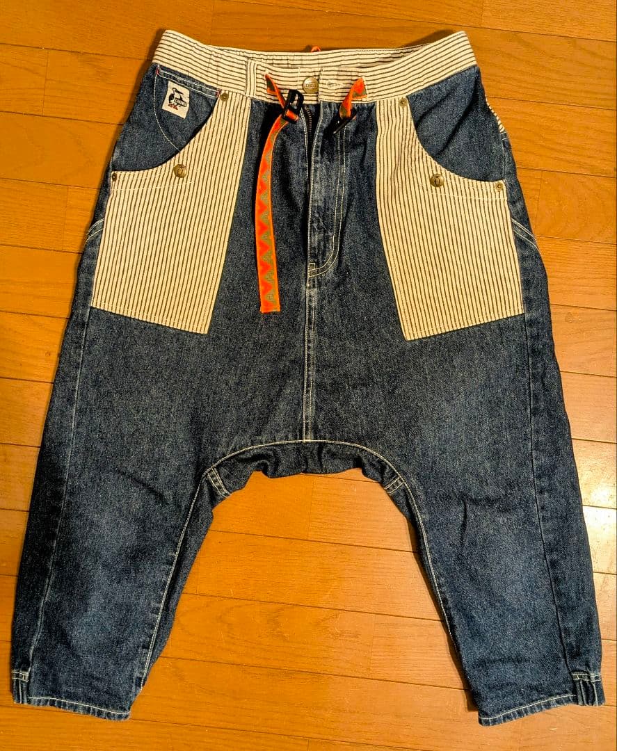 ★★★FRAPBOIS×CHUMS★★★ デニム ヒッコリー サルエル