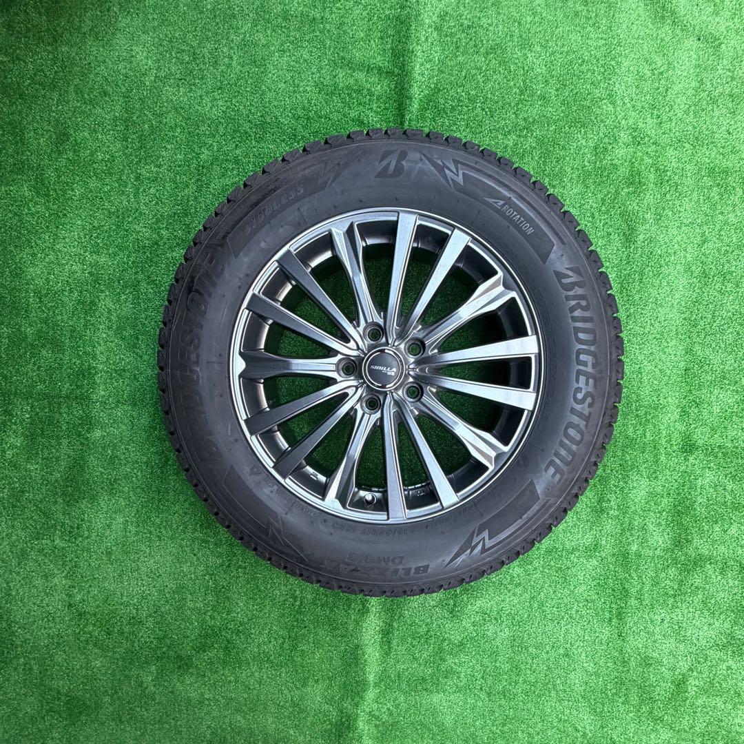 送料込24年製225/65R17ブリヂストンBLIZZAK VRX2ホイール5穴