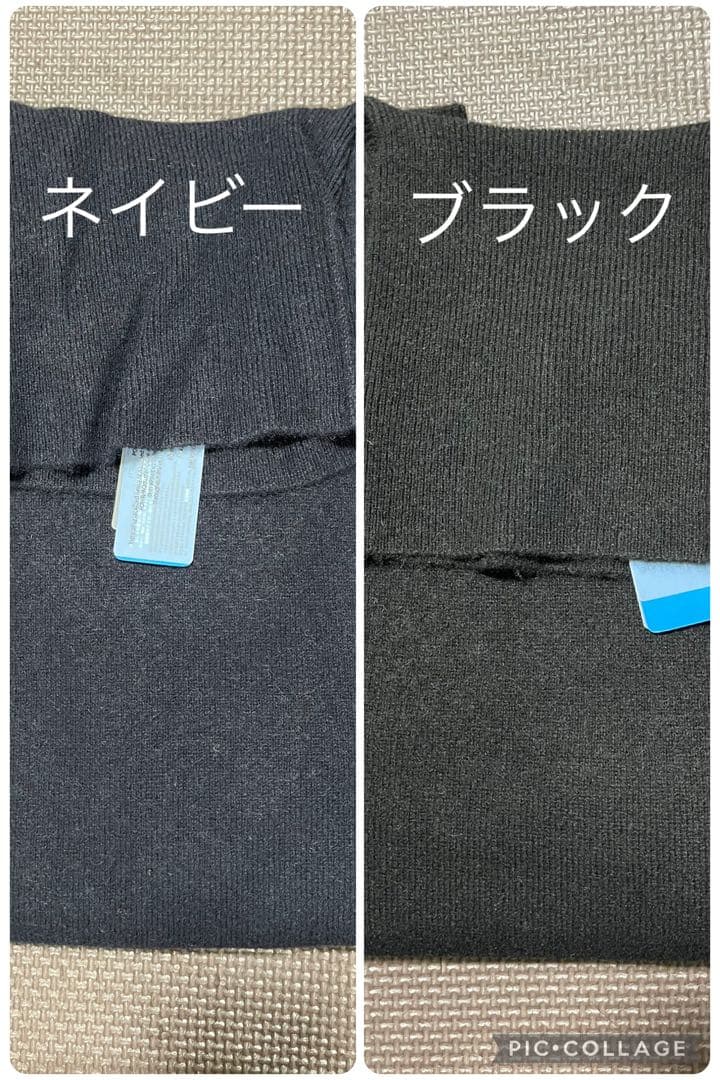 【SALE】Franco Spada新品ネイビー カシミア100% タートル L