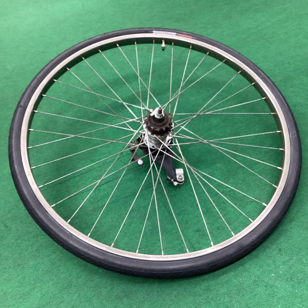 ステンレスリム　後輪 26インチ 内装3段 ローラーブレーキ 電動アシスト自転車