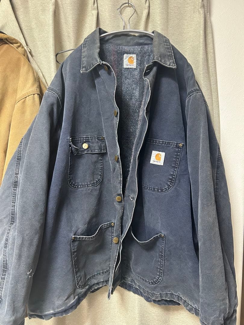 値引き　Carhartt / カーハートChore Coat ブラックネイビー