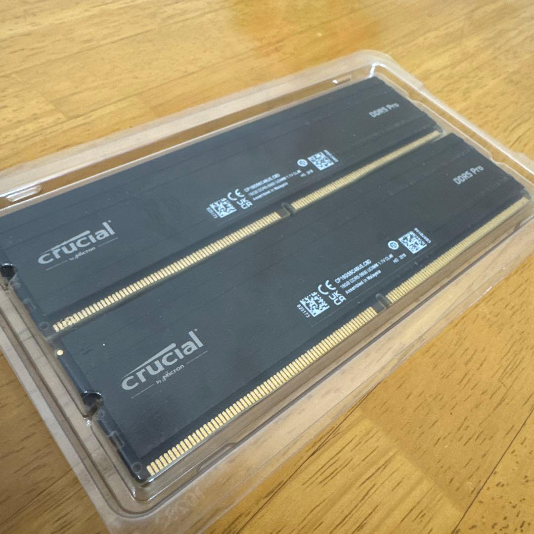 Crucial PRO デスクトップ用メモリ 16GBX2枚 DDR5-5600