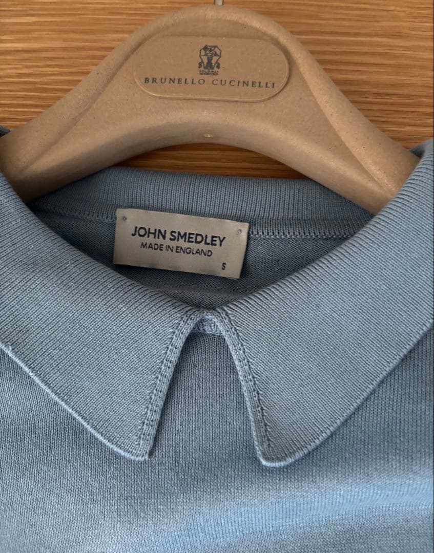 タグ付き! JOHN SMEDLEY ニットポロ
