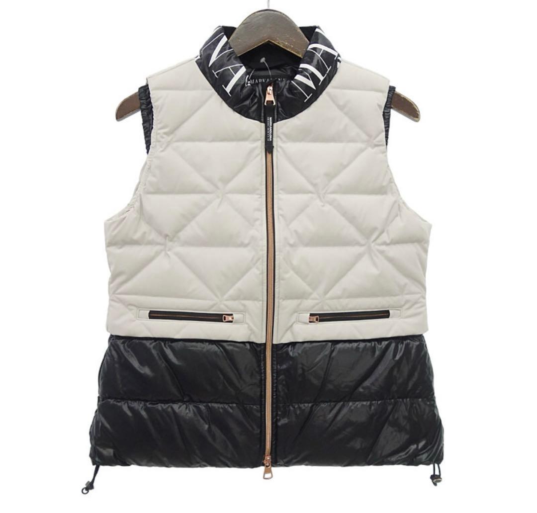 マークアンドロナ　MARKANDLONA レディース ダウンベスト グレージュ