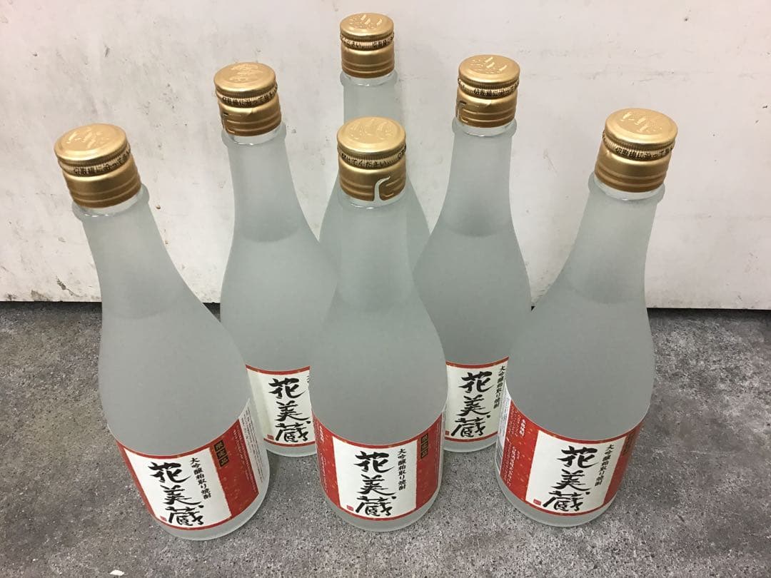 【岐阜・白扇酒造】 大吟醸粕取り焼酎　花美蔵　 ７２０MＬ　６本セット