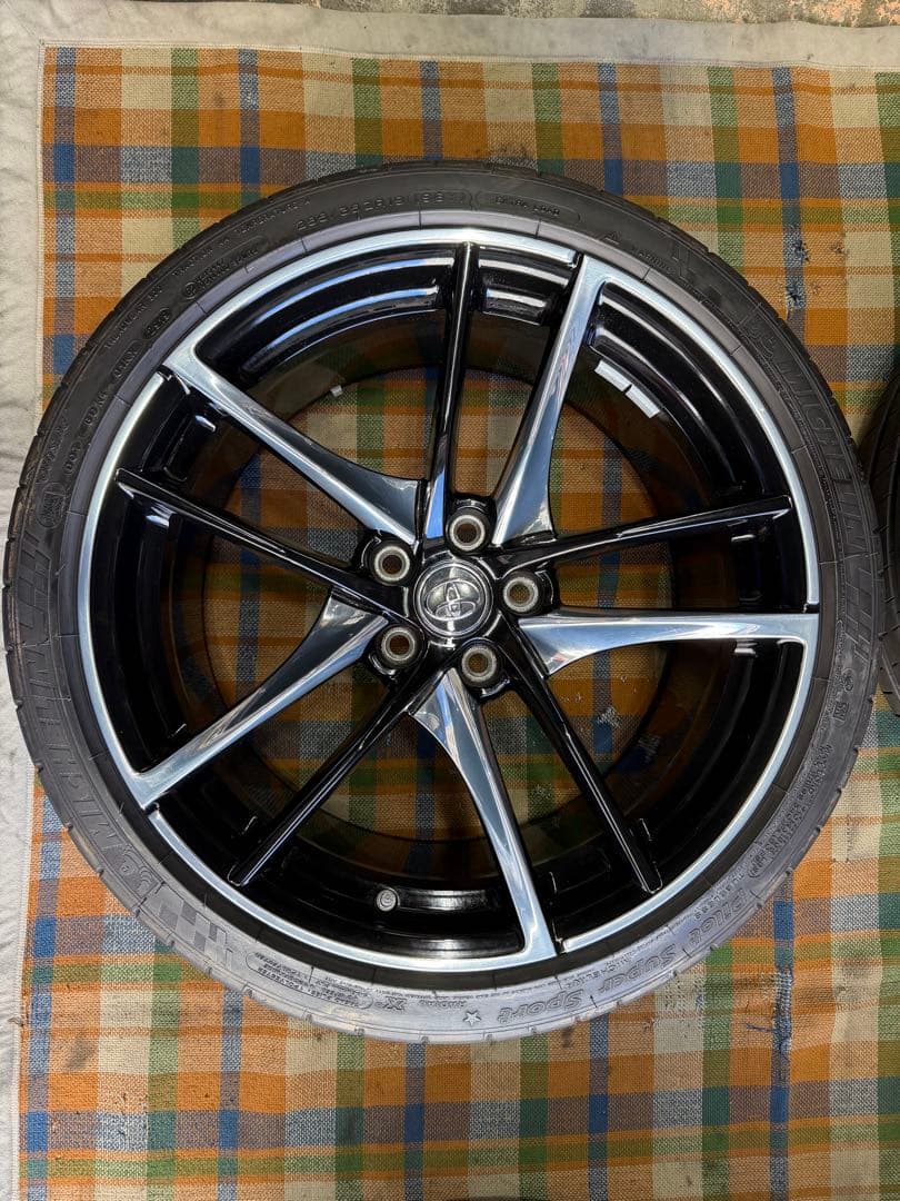 GRスープラ　19インチ ブラックホイールセット