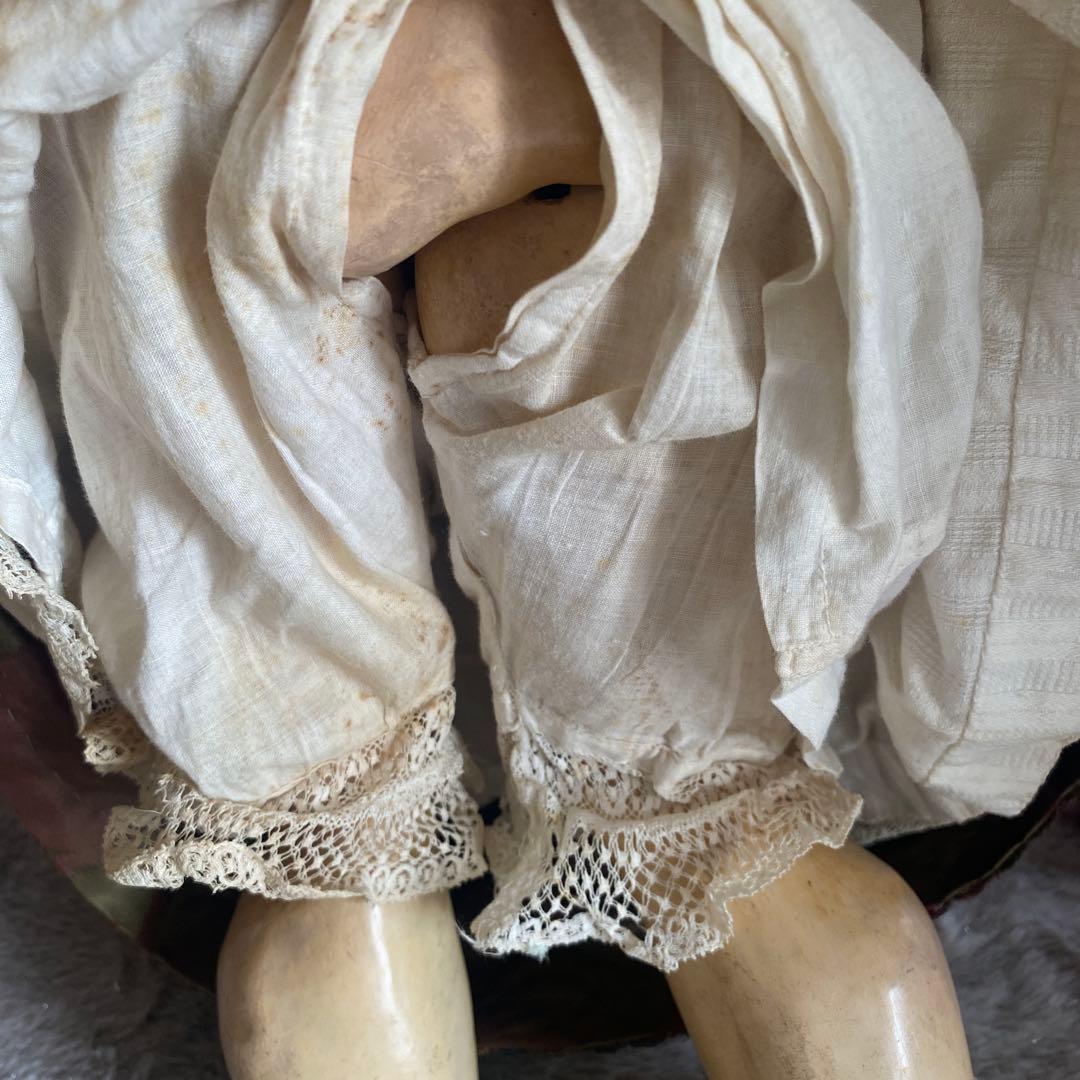 アンティーク風ドール ビスクドール　刻印あり