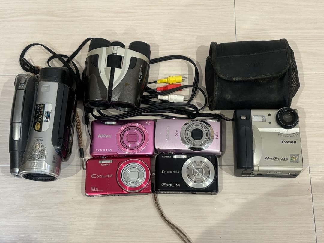 デジカメ、双眼鏡、ビデオカメラまとめ売り