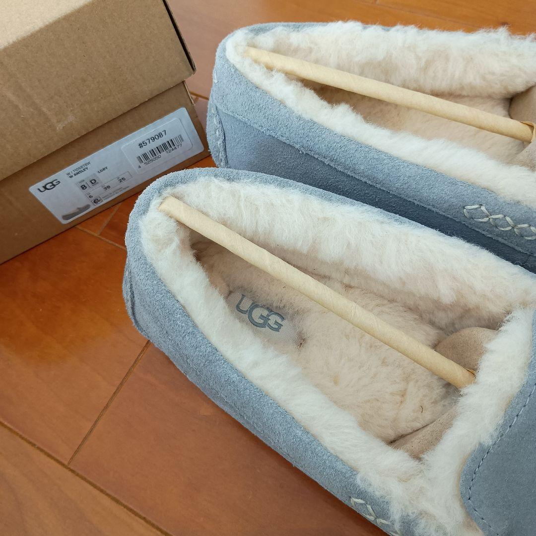 専用　UGG Ansley グレー　LGRY モカシン スリッポン 8D