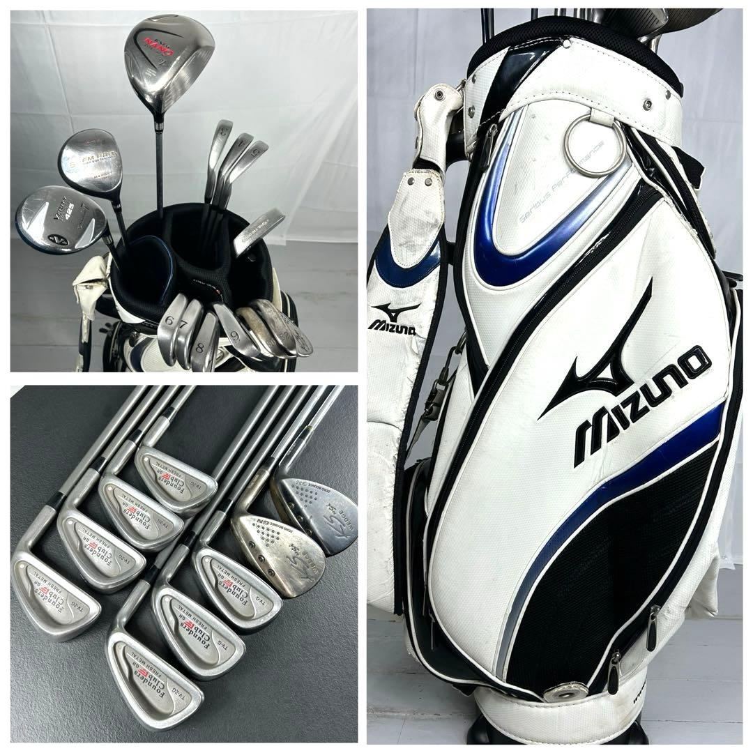 本格派 メンズゴルフクラブ 13本 フルセット ゴルフセット お試し 初心者向け