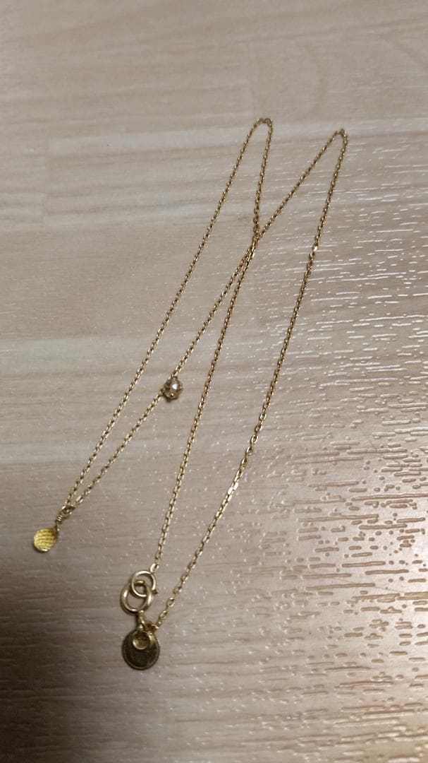 2601113 750 k18 約1.59g sweet pea ネックレス