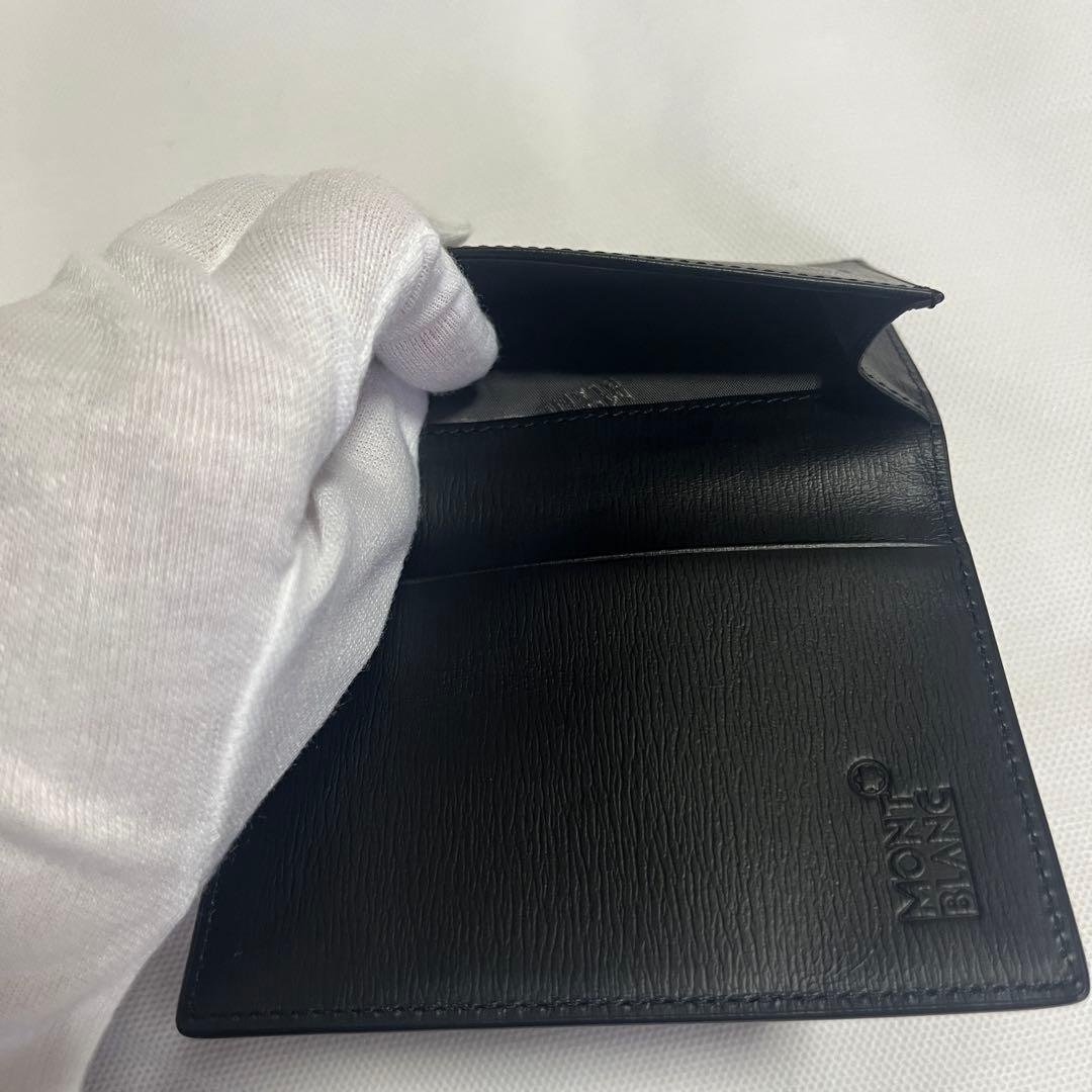 MONTBLANC 黒 レザー モンブラン　名刺入れ　美品