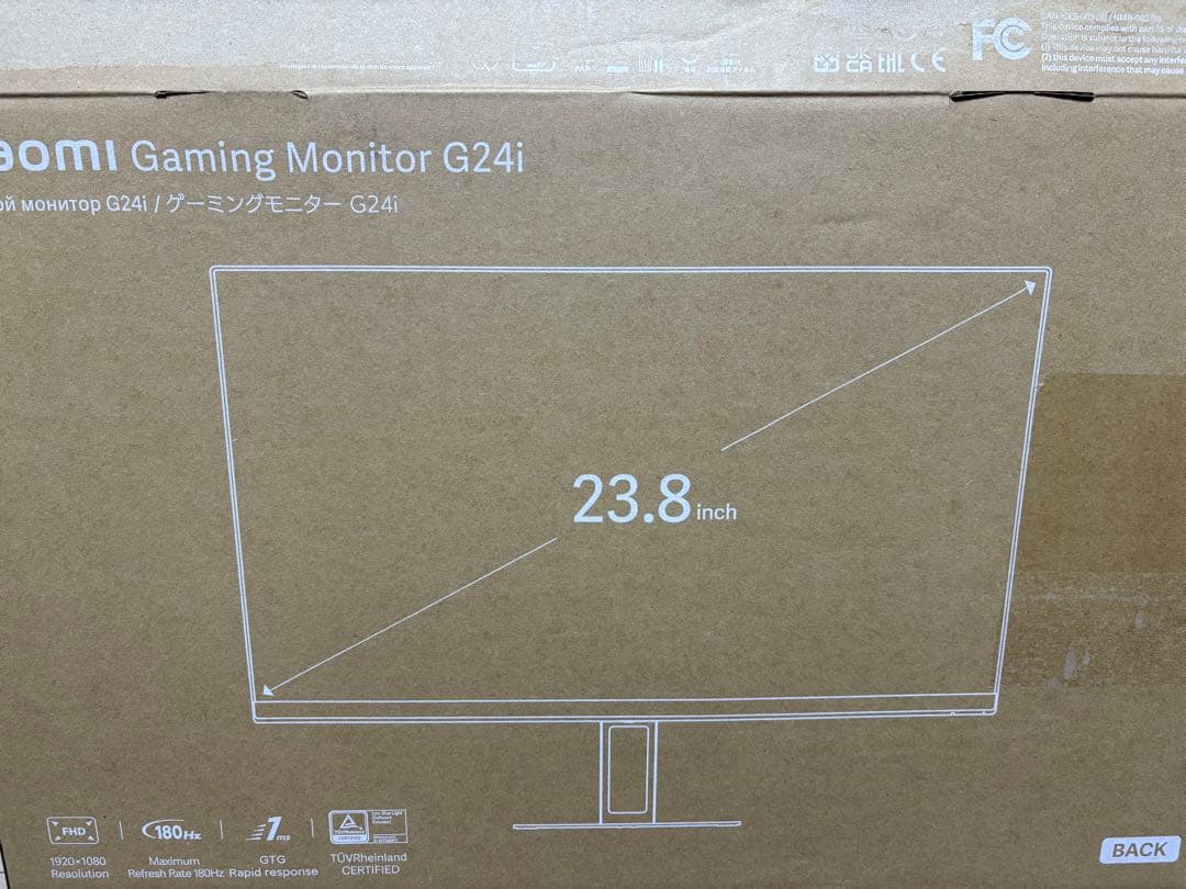Xiaomi Gaming Monitor G24i 23.8インチ