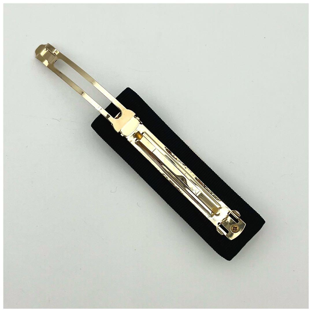 【美品】箱付き サルヴァトーレフェラガモ ヴァラリボン バレッタ ブラック