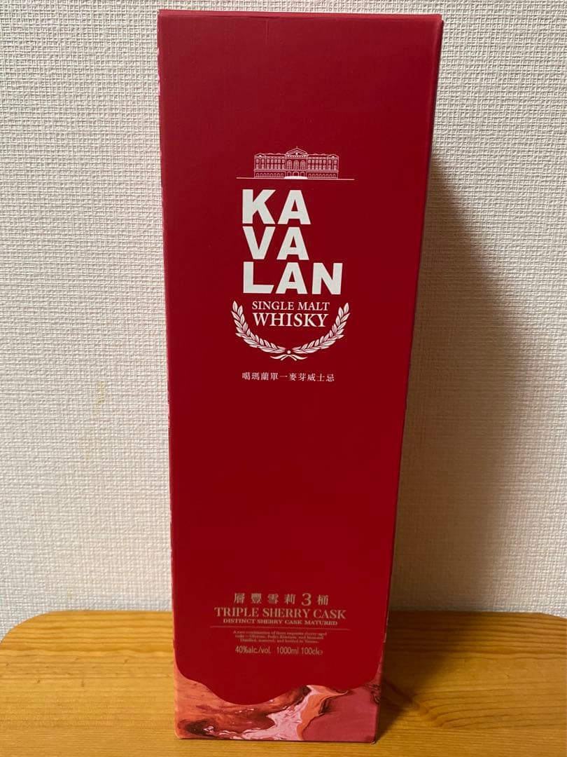 ウイスキー KAVALAN triple sherry cask 1000ml 40%alc
